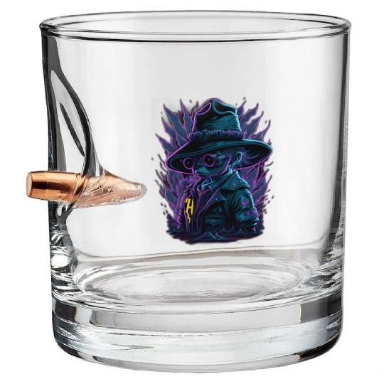 Black friday mouse Bullet Whiskey Glasses