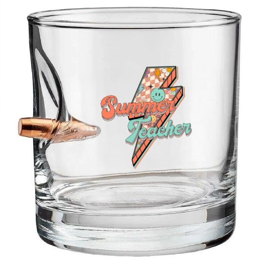 SUMMER TEACHER Bullet Whiskey Glasses