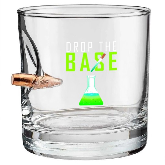 Chemistry gift for chemists, chemical Bullet Whiskey Glasses