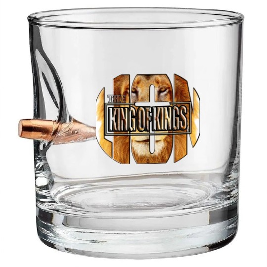 The lion of judah Bullet Whiskey Glasses