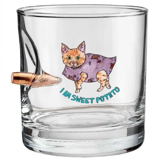 I am Sweet Potato Bullet Whiskey Glasses