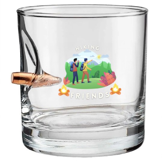 Hiking Friends Bullet Whiskey Glasses
