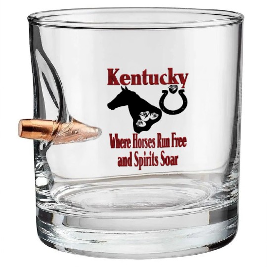 Kentucky Spirits Bullet Whiskey Glasses