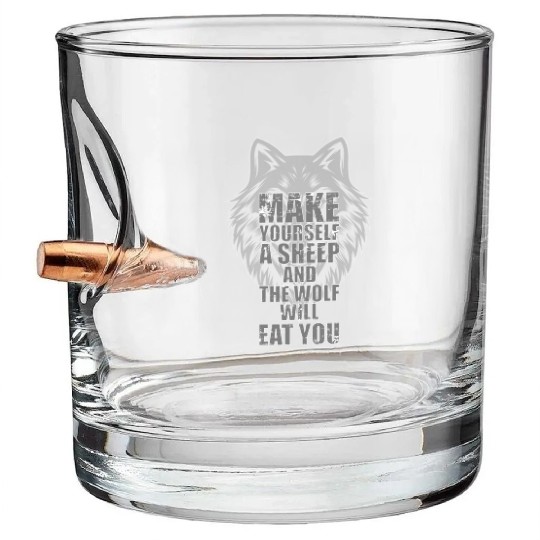 Werewolf Nordic Full Moon Bullet Whiskey Glasses