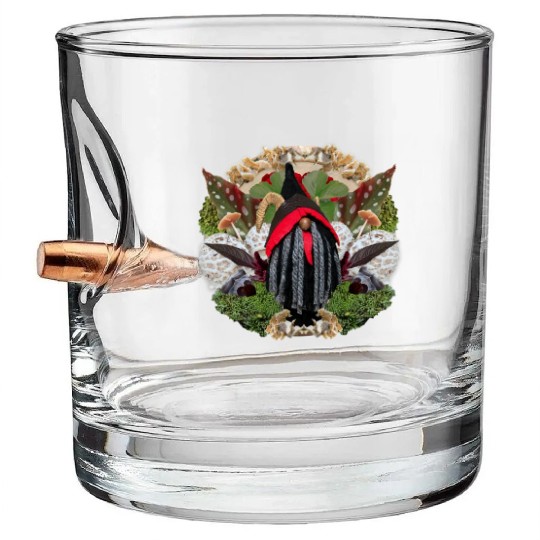 Krampus in Nature Bullet Whiskey Glasses