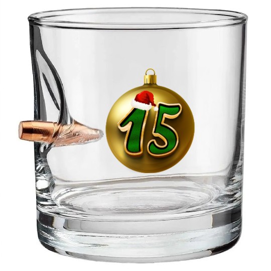15th Wedding Celebration - Fifteenth Anniversary Bullet Whiskey Glasses