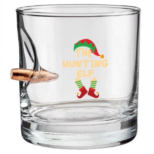 The Hunting Elf Family Matching Group Christmas Bullet Whiskey Glasses