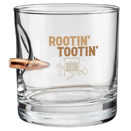 Country Cowboy God Grant Me The Serenity Rootin Bullet Whiskey Glasses