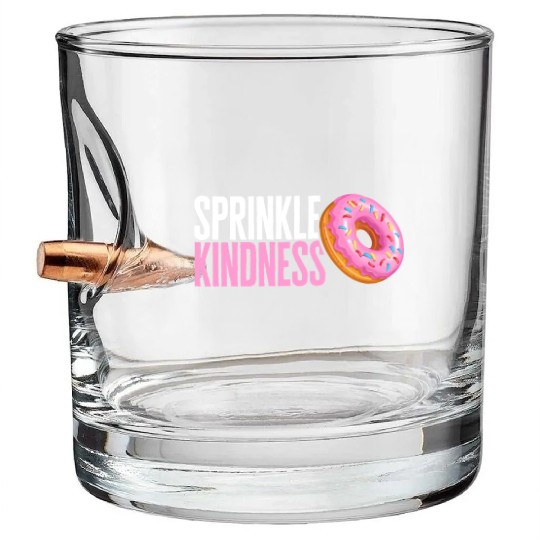 Teacher Bullet Whiskey Glasses, Sprinkle Kindness Bullet Whiskey Glasses, Gift For
