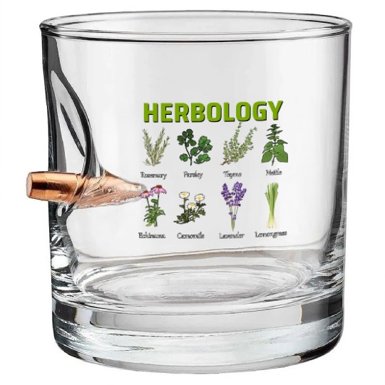 Herbology Herb Garden Bullet Whiskey Glasses