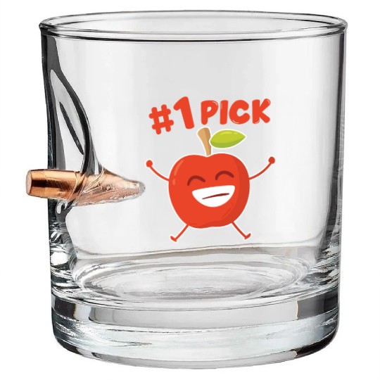 Apple Number 1 Pick Apple Orchard Apple Picking Bullet Whiskey Glasses