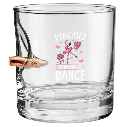 Ballet Ballerina Dance Dancer Dancing Ballet Gift Bullet Whiskey Glasses