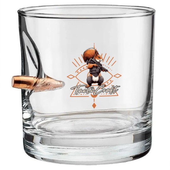 Secret Squirrel All Seeing Eye Bullet Whiskey Glasses
