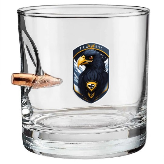 Frost Fury: Ravens of the North - Angry Black Eagl Bullet Whiskey Glasses