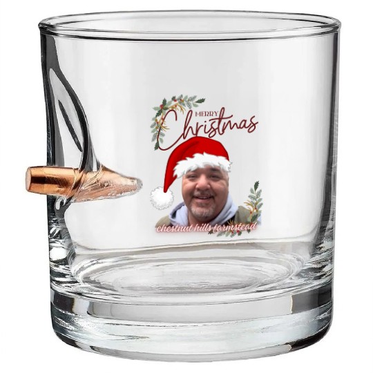 Farmer Nick Christmas Bullet Whiskey Glasses