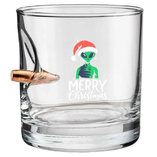 ET Christmas Bullet Whiskey Glasses