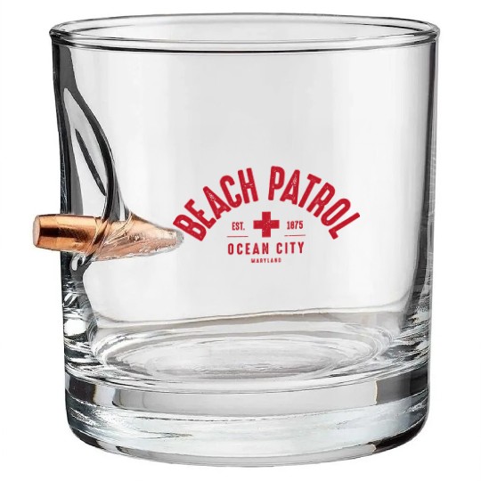 Ocean City Maryland T Oc Md Bullet Whiskey Glasses