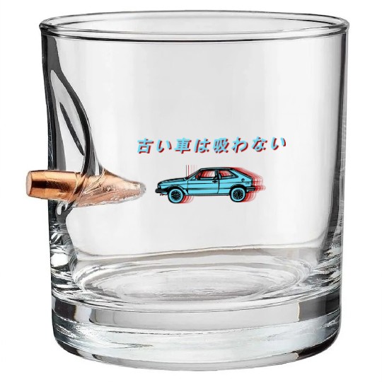 Japanese Car Bullet Whiskey Glasses