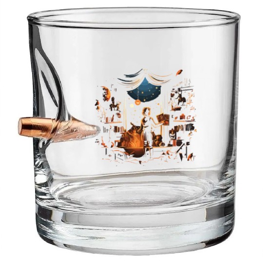 Larping Larp Larper Live Action Role Video Game Bullet Whiskey Glasses