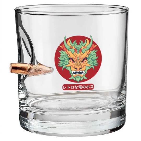 Retro Dragon Boss Bullet Whiskey Glasses