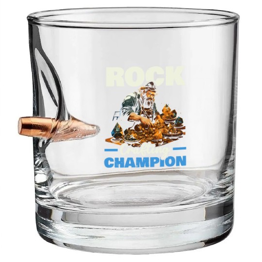 Lapidary Artist Gemstone Stone Collecting Stone Bullet Whiskey Glasses