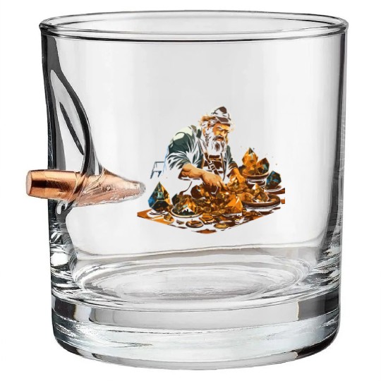 Lapidary Artist Gemstone Stone Collecting Stone Bullet Whiskey Glasses