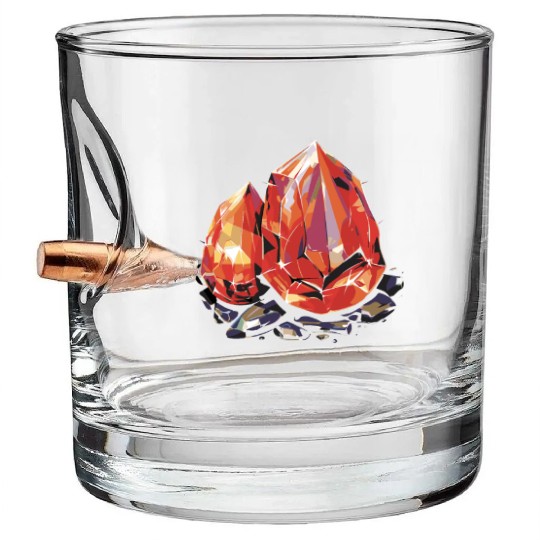 Lapidary Artist Gemstone Stone Collecting Stone Bullet Whiskey Glasses