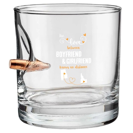 Love Between BF And GF Albm To Idaho Gift Bullet Whiskey Glasses