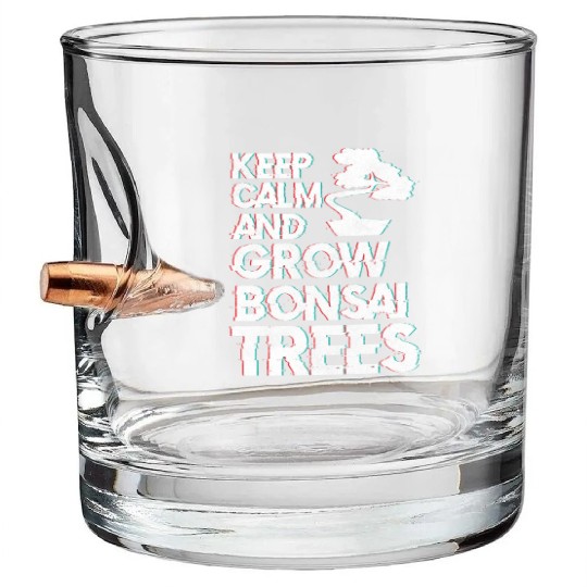 Japan Tree Nature Bullet Whiskey Glasses