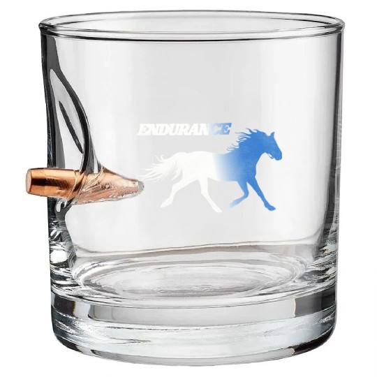 Napoleon Dynamite Running Horses Endurance Bullet Whiskey Glasses