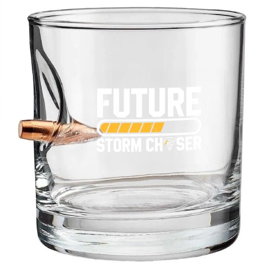 Storm Chasing Bullet Whiskey Glasses