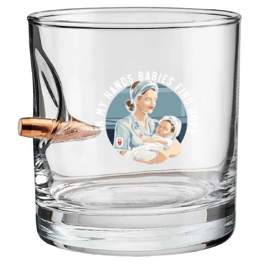 Registered Nurse Medical Medicine Neonatal Nurse Bullet Whiskey Glasses