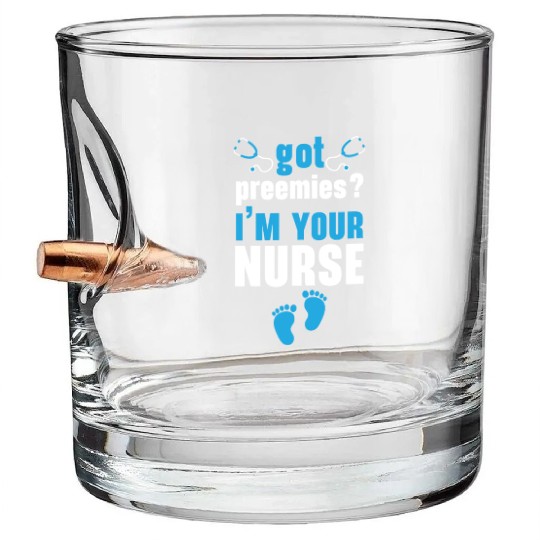 Registered Nurse Medical Medicine Neonatal Nurse Bullet Whiskey Glasses