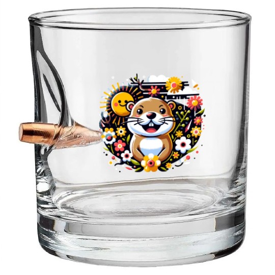 Groundhog Day 2024 Enthusiast February 2nd Bullet Whiskey Glasses