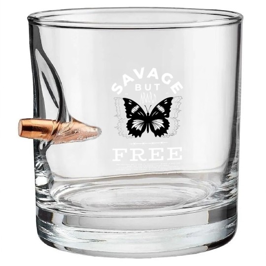 Butterfly Essence Freedom Bullet Whiskey Glasses