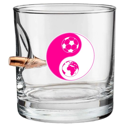 soulofsoccer joyful balance Bullet Whiskey Glasses