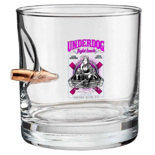 underdog fight back #1 Bullet Whiskey Glasses
