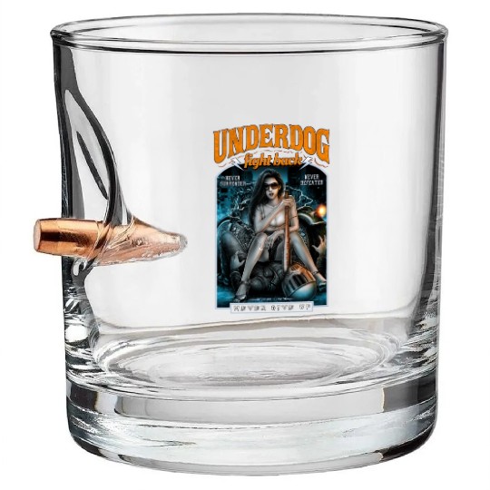 underdog fight back #2 Bullet Whiskey Glasses
