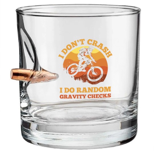 Daredevil Cyclist Bullet Whiskey Glasses