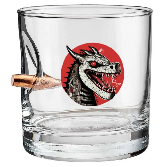 Unleash the Dragon: Limited Edition Streetwear Bullet Whiskey Glasses