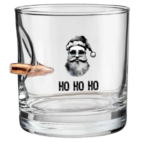 Ho ho ho Bullet Whiskey Glasses