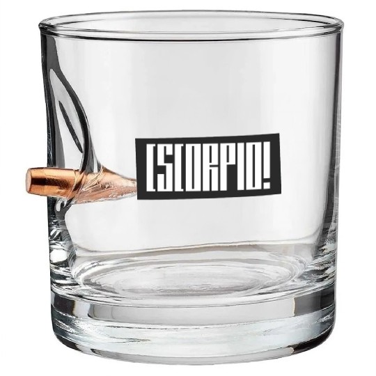 scorpio zodiac Bullet Whiskey Glasses