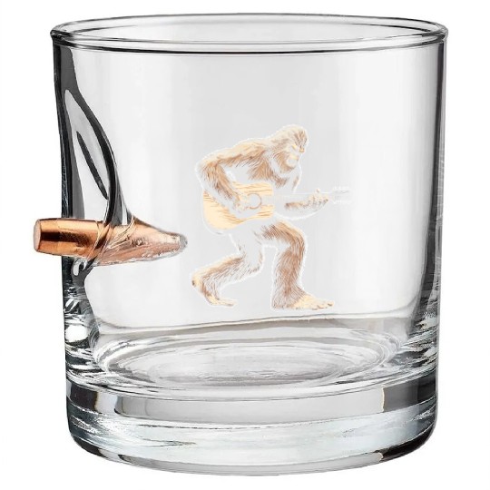 Bigfoot playing classic guitar guitarist Bullet Whiskey Glasses