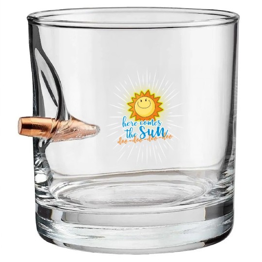 Bright Sun Bullet Whiskey Glasses: Radiate Positivity