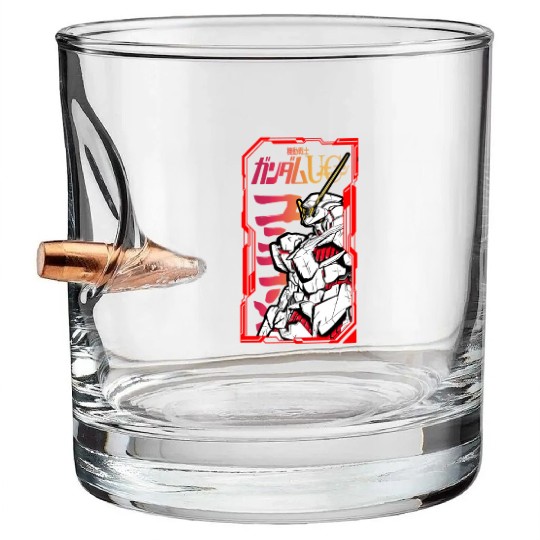 Gundam unicorn Bullet Whiskey Glasses