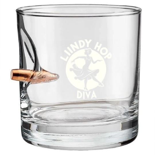 Lindy Hop Dancer Embraces Swing Dance Moves in Bullet Whiskey Glasses