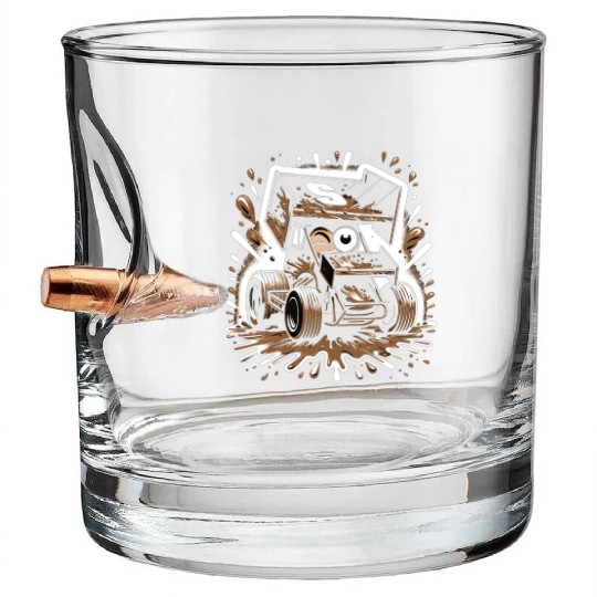 Sprint Car Mom Dirt Track Racing Racing Race Day Bullet Whiskey Glasses
