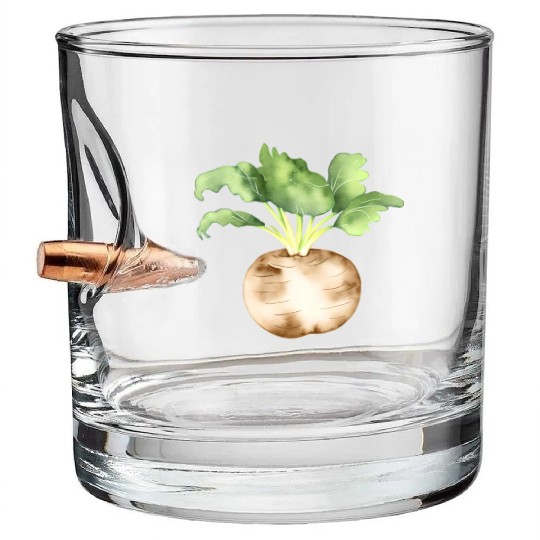 Fresh Turnip Bullet Whiskey Glasses
