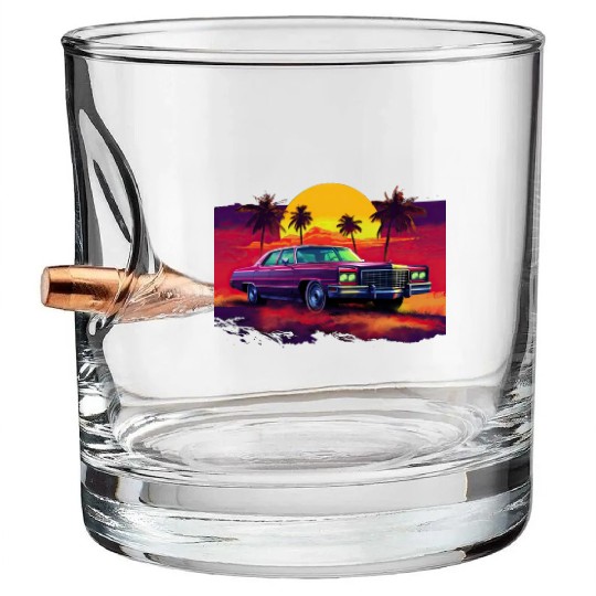 Classic Cadillac Bullet Whiskey Glasses