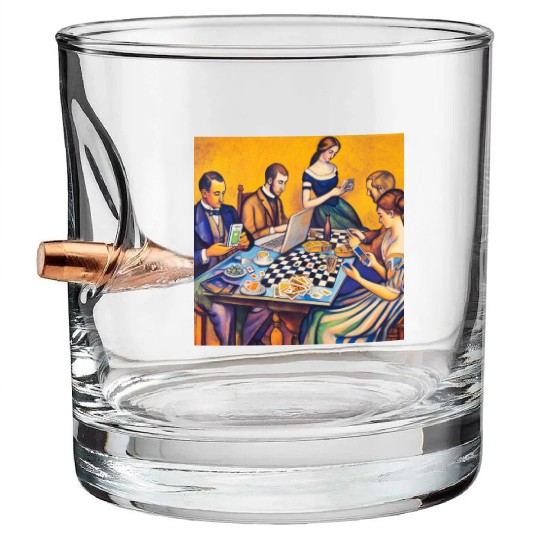Modern Classic mix - A Card game Bullet Whiskey Glasses